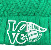 Just C - Unisex Love Birds Philadelphia Eagles Beanie