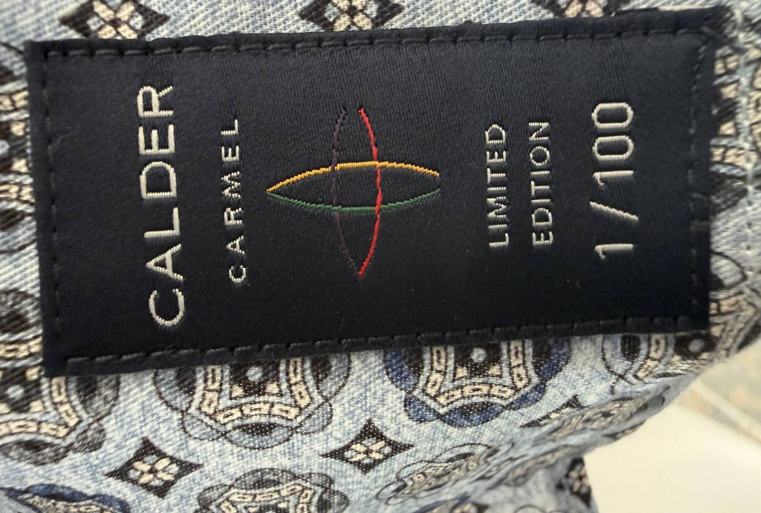 Calder Carmel - Men's Geometric Cotton Sport Shirt