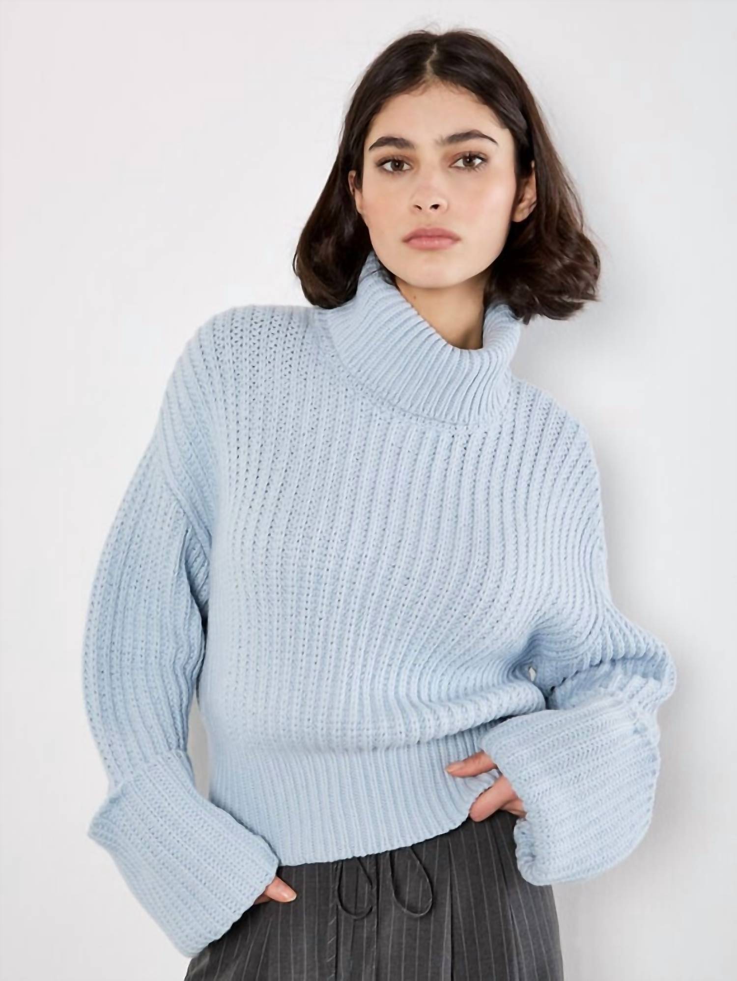 Apricot - Chunky Knit Sweater