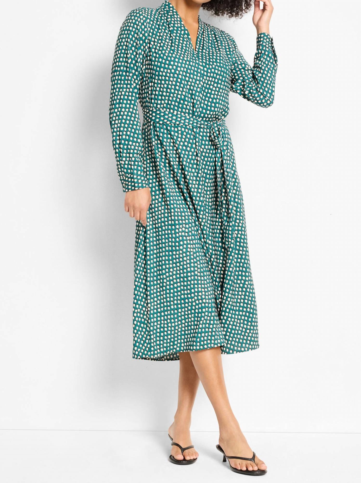 Nic + Zoe - Shadow Dot Olivia Midi Dress