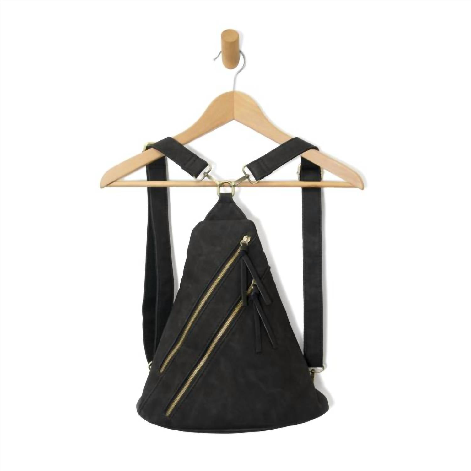 Joy Susan Women's Peyton Convertible Backpack in black - women's bag