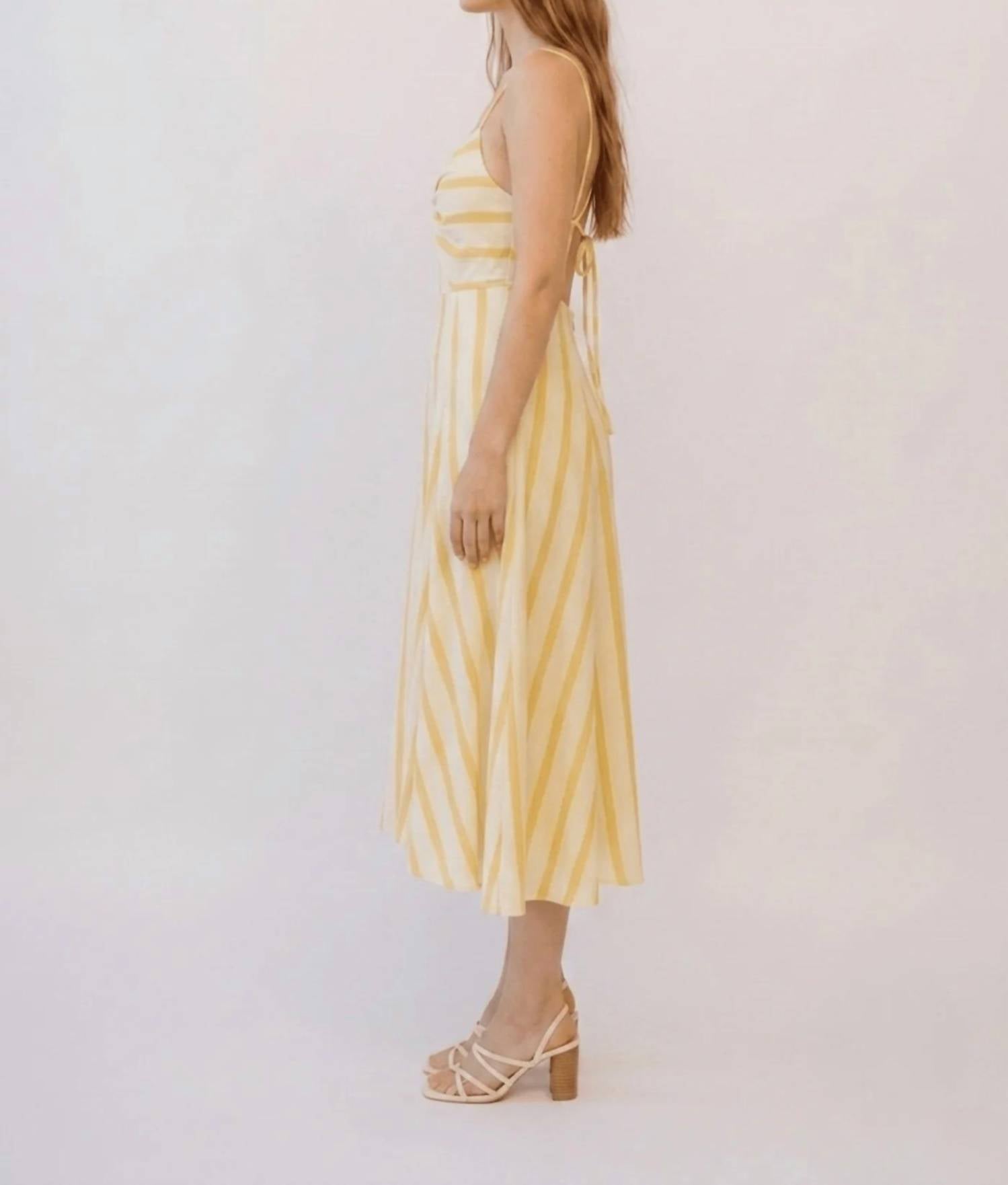 Guadalupe Design - Women's Filomena Stripe Dress