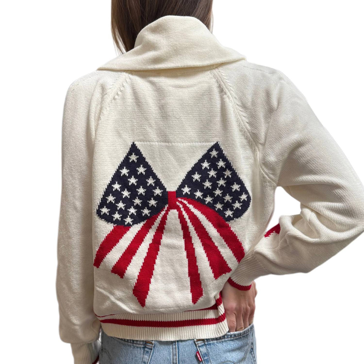 Hem & Thread - Americana Shawl Sweater