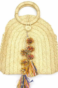 Shebobo - Women's Mission Braided Straw Handbag