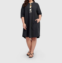 ALEMBIKA Kenzie Shirt Dress in tulips - women's dress - view 9