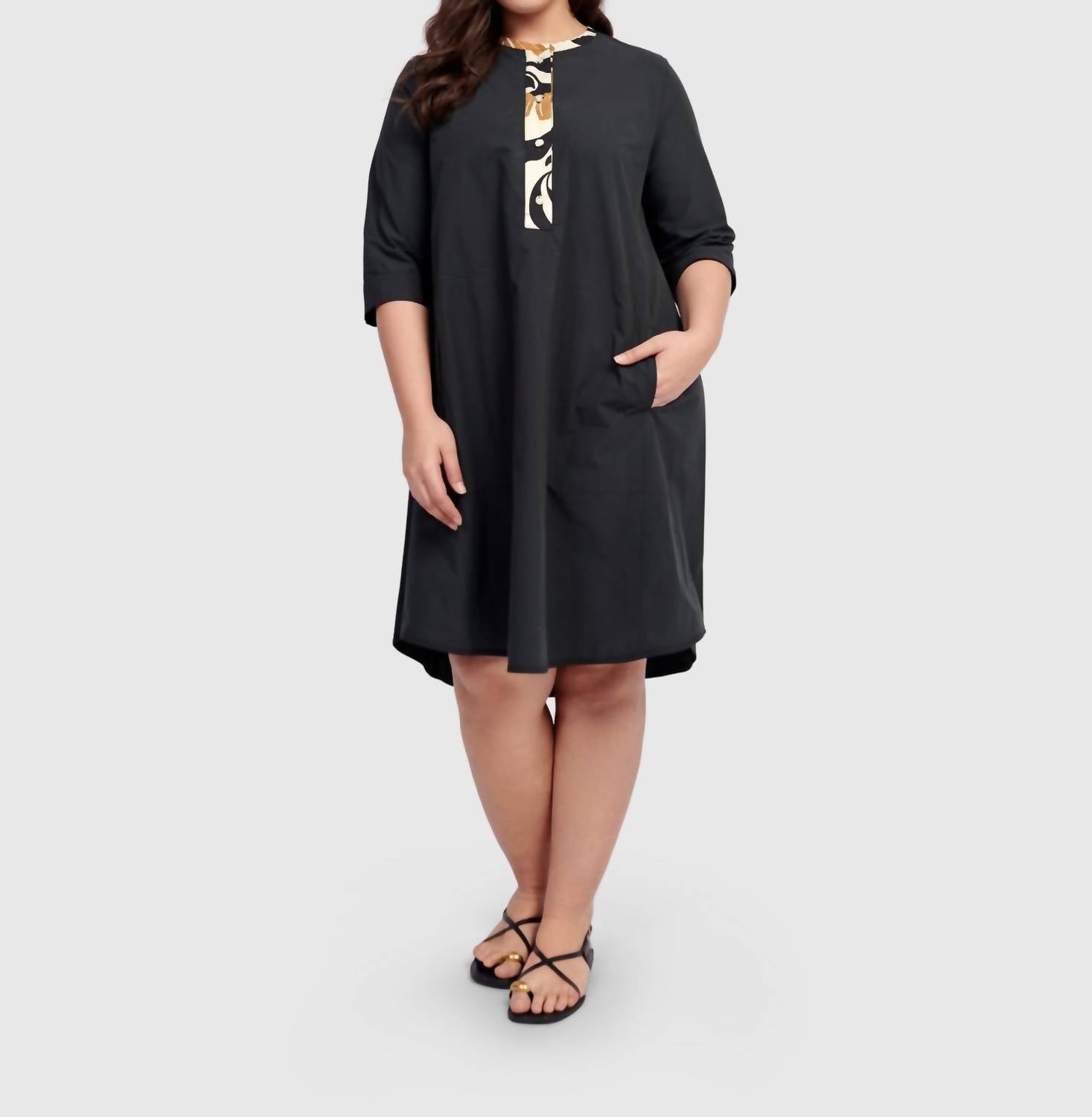 ALEMBIKA Kenzie Shirt Dress in tulips - women's dress - view 9