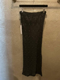 Bobi - Women's Knit Midi Skirt