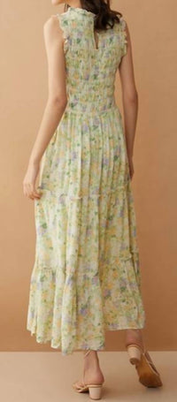 Myra - Darling Floral Ruffled Maxi Dress