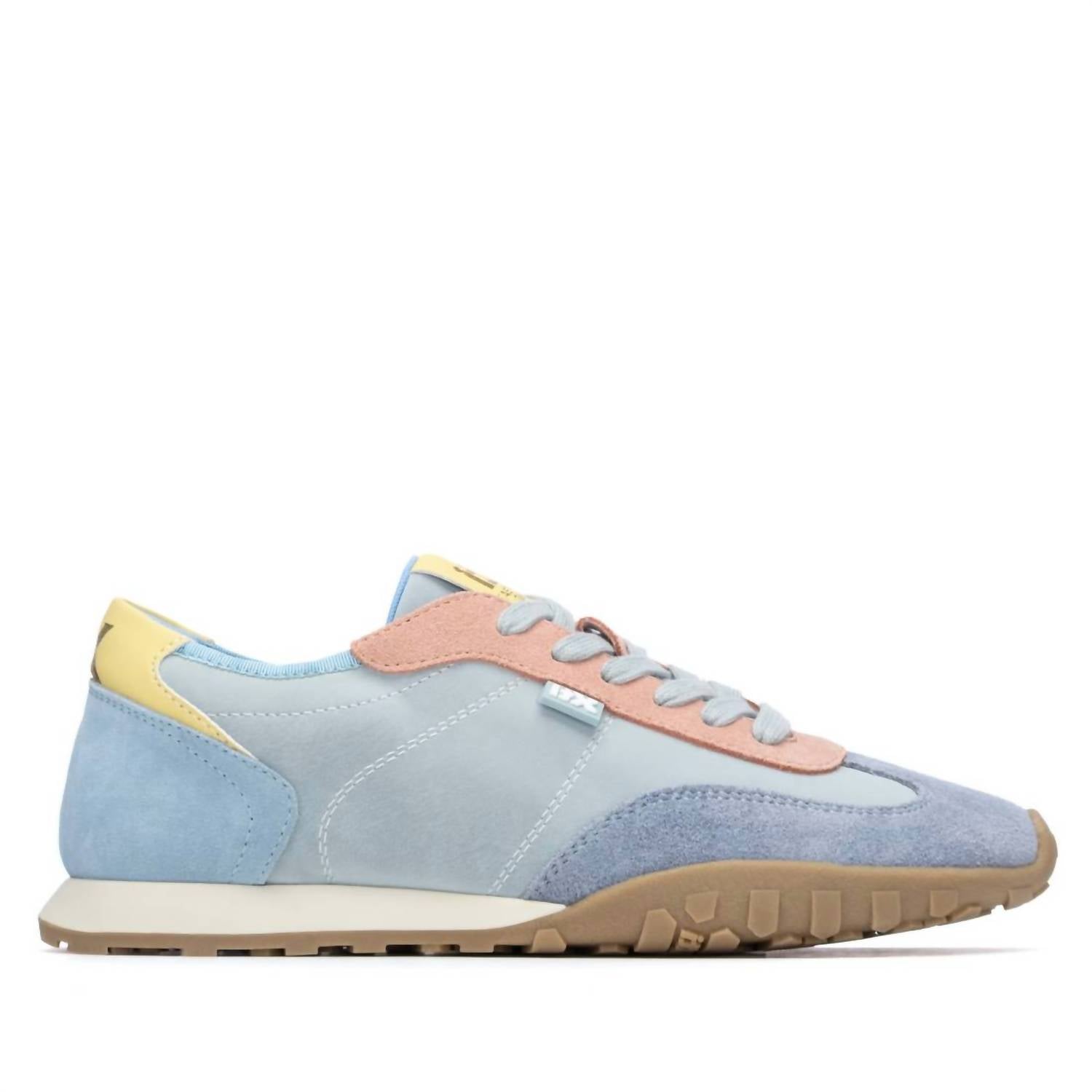 Xti Women's Flat Round Toe Shoes in light blue - women's sneaker