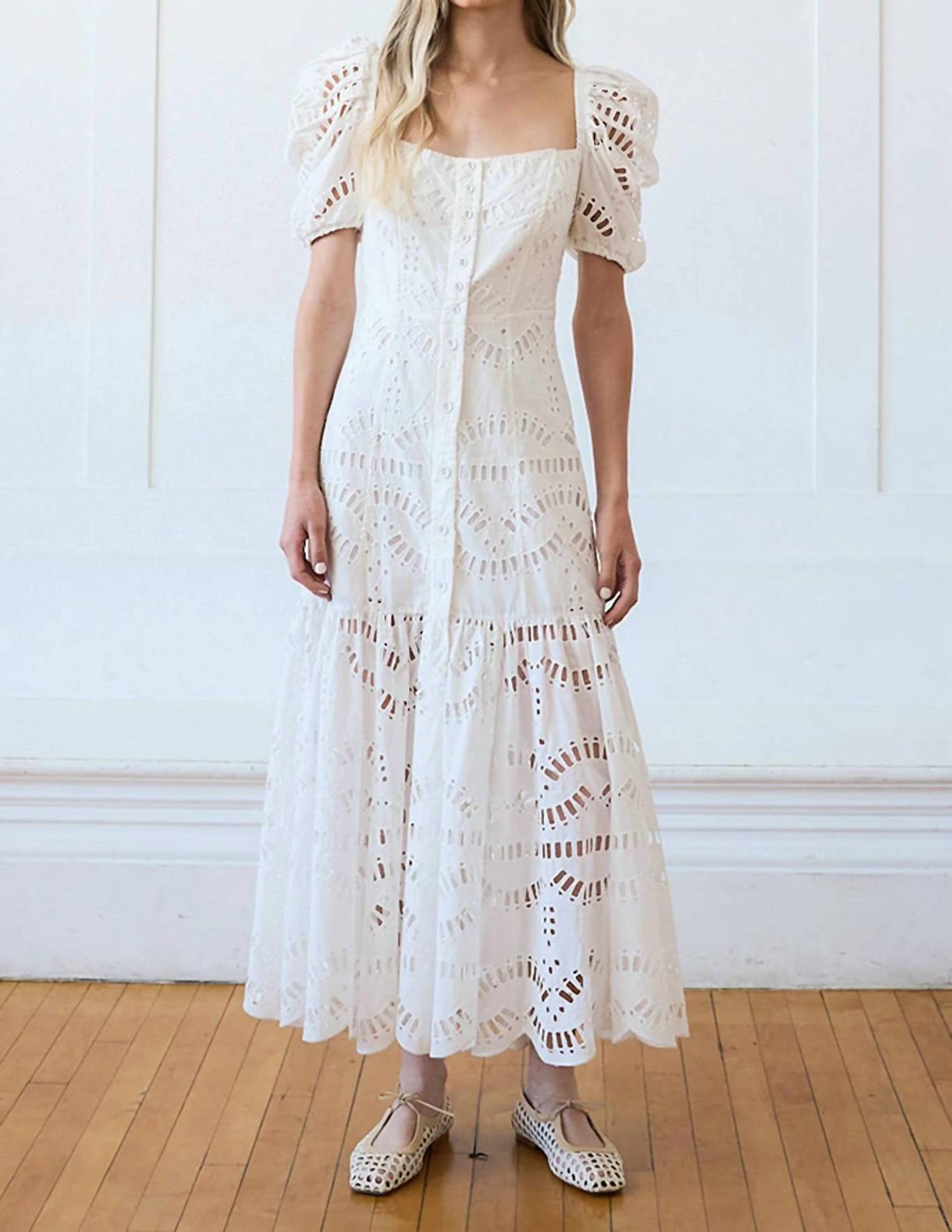 Raisonnel - Eyelet Maxi Dress