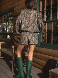 Tic Toc - Bayou Woodland Camo Lounge Fleece Sweatshirt