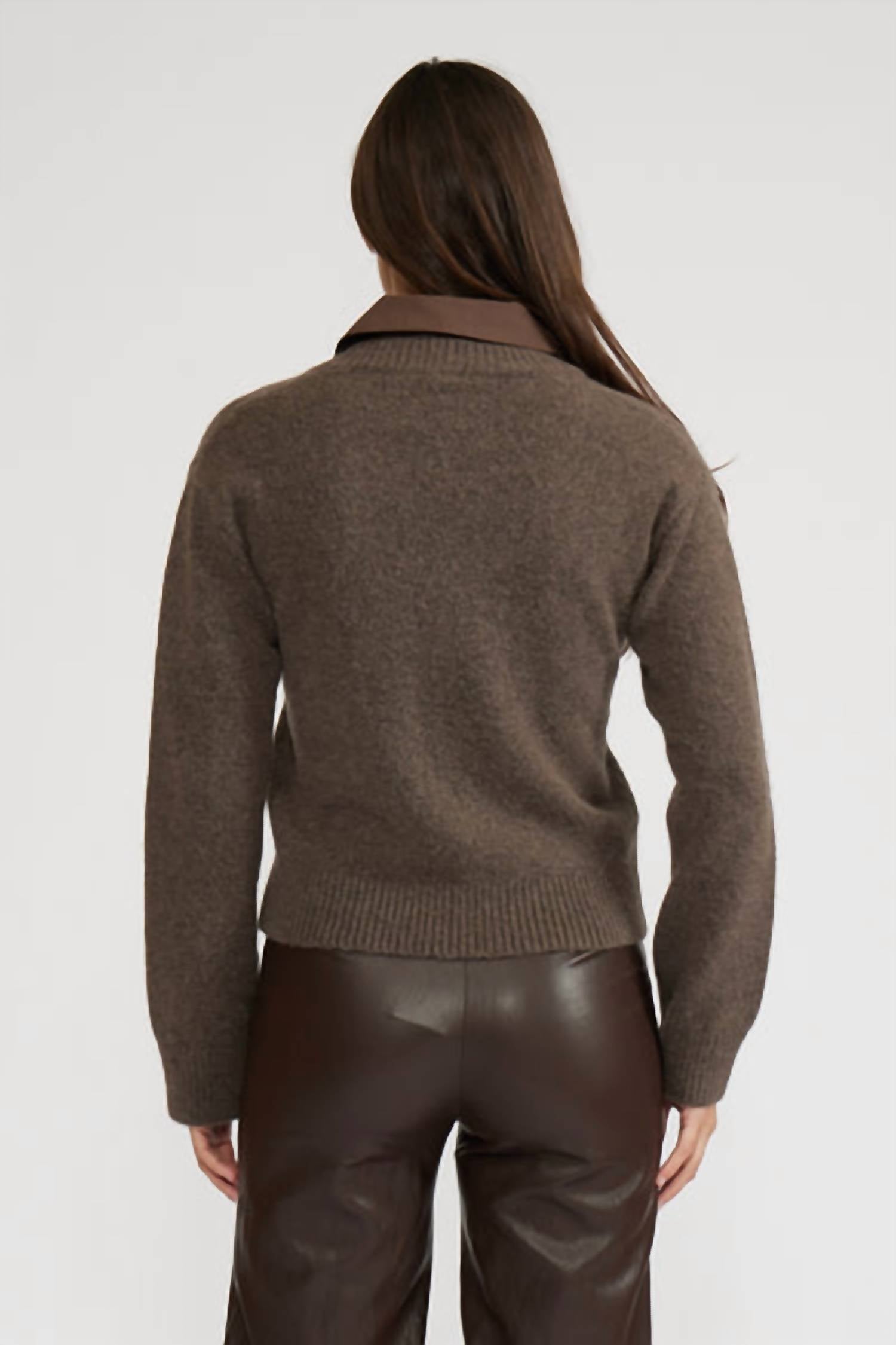 Lucy Paris - Oren Mixed Media Top