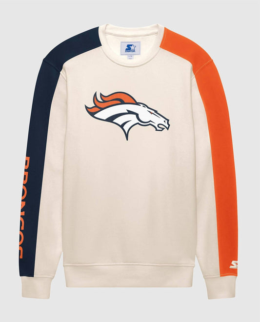 Starter - Men's Denver Broncos Team Crew Long Sleeve Shirt