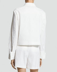 Theory - Cropped Shirt Jacket