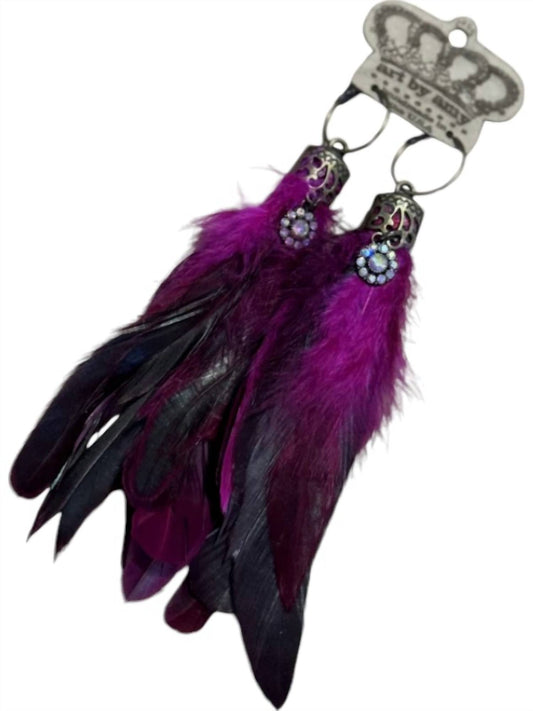 Art By Amy Labbe - Women's Feathered Earrings