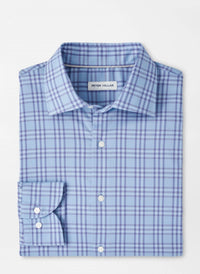 PETER MILLAR Brevard Crown Lite Stretch Shirt in ruddy blue - men's shirt - view 4