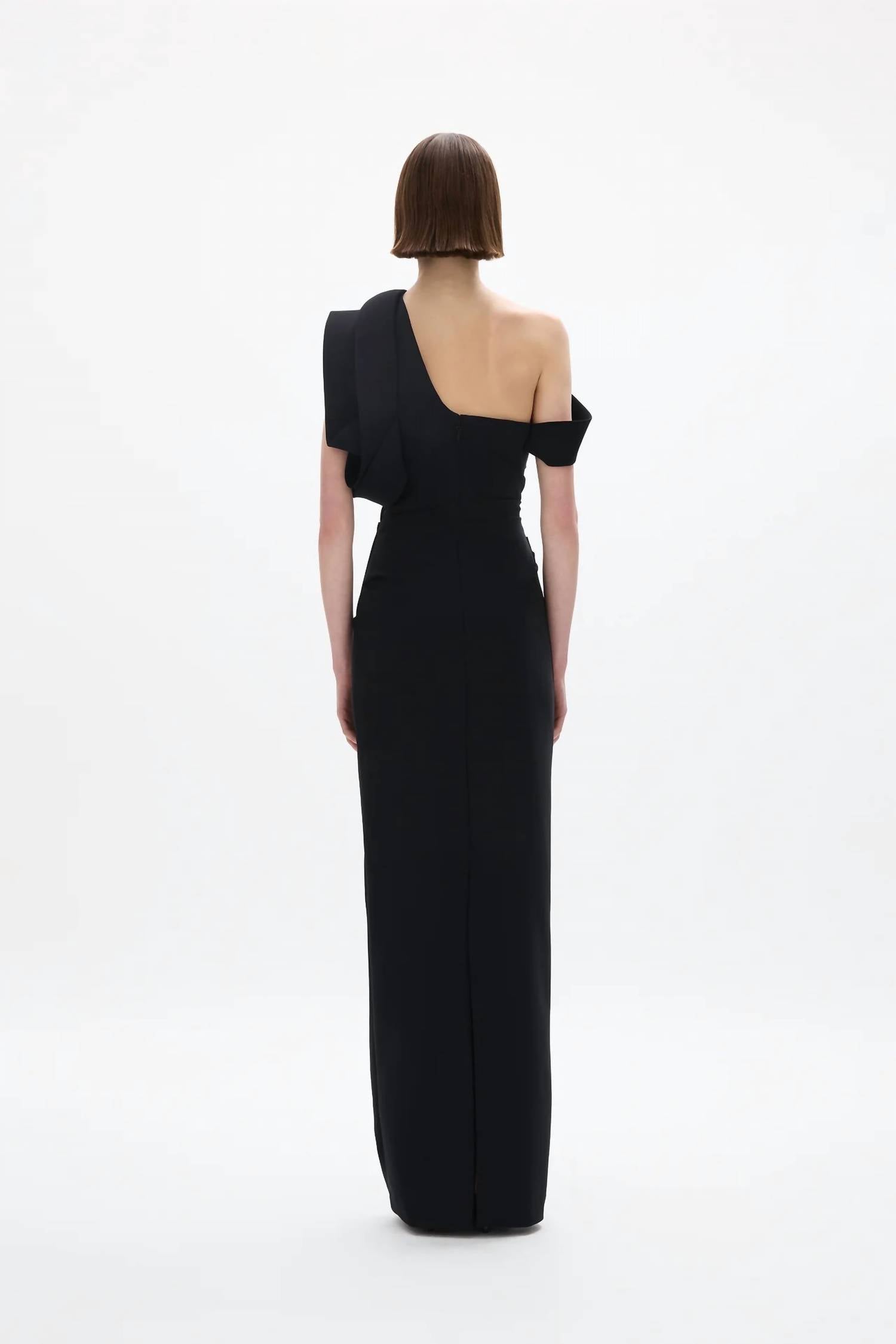 Rachel Gilbert - Rowana One Shoulder Gown