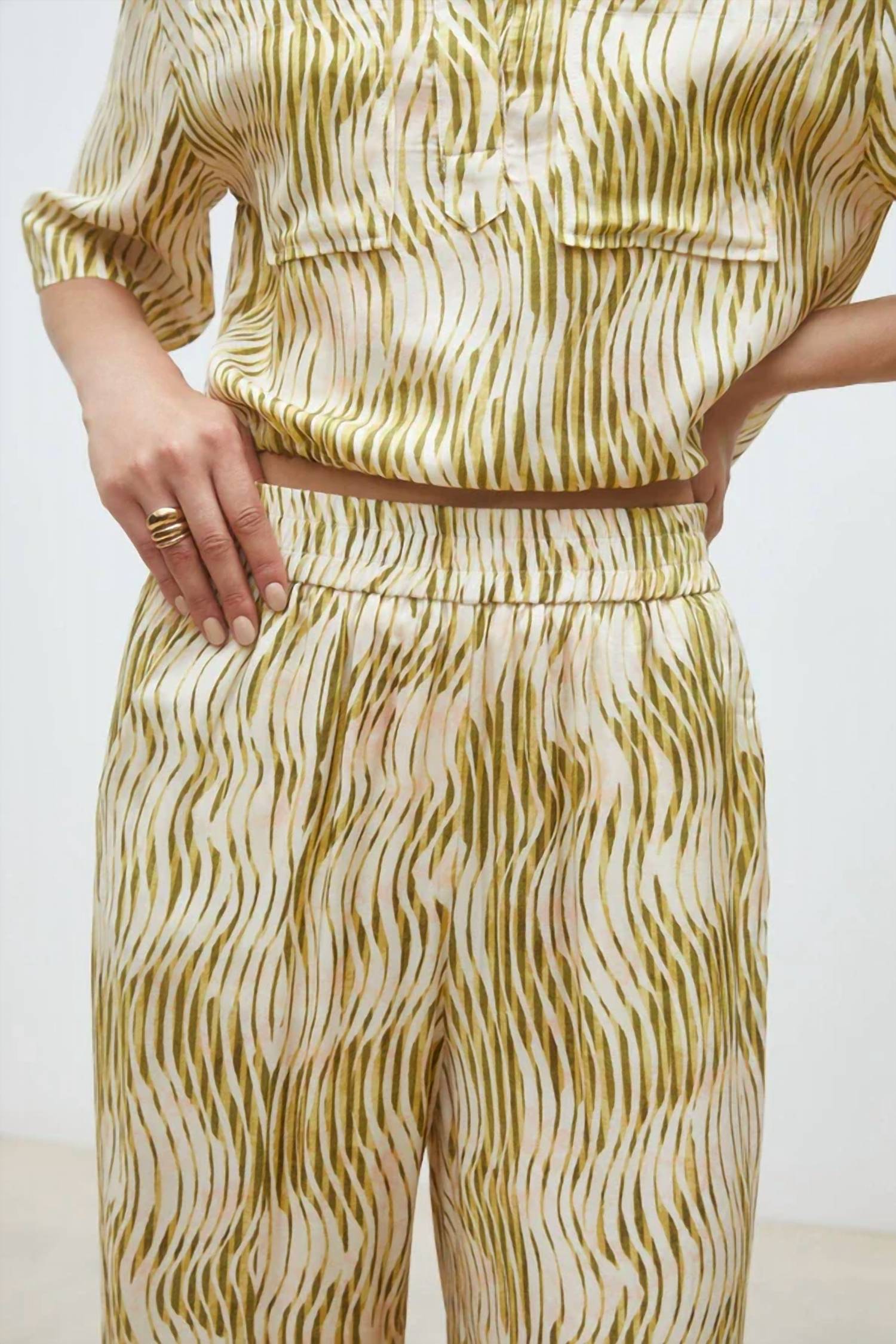 Suncoo - Jazz Wide Leg Viscose Pant