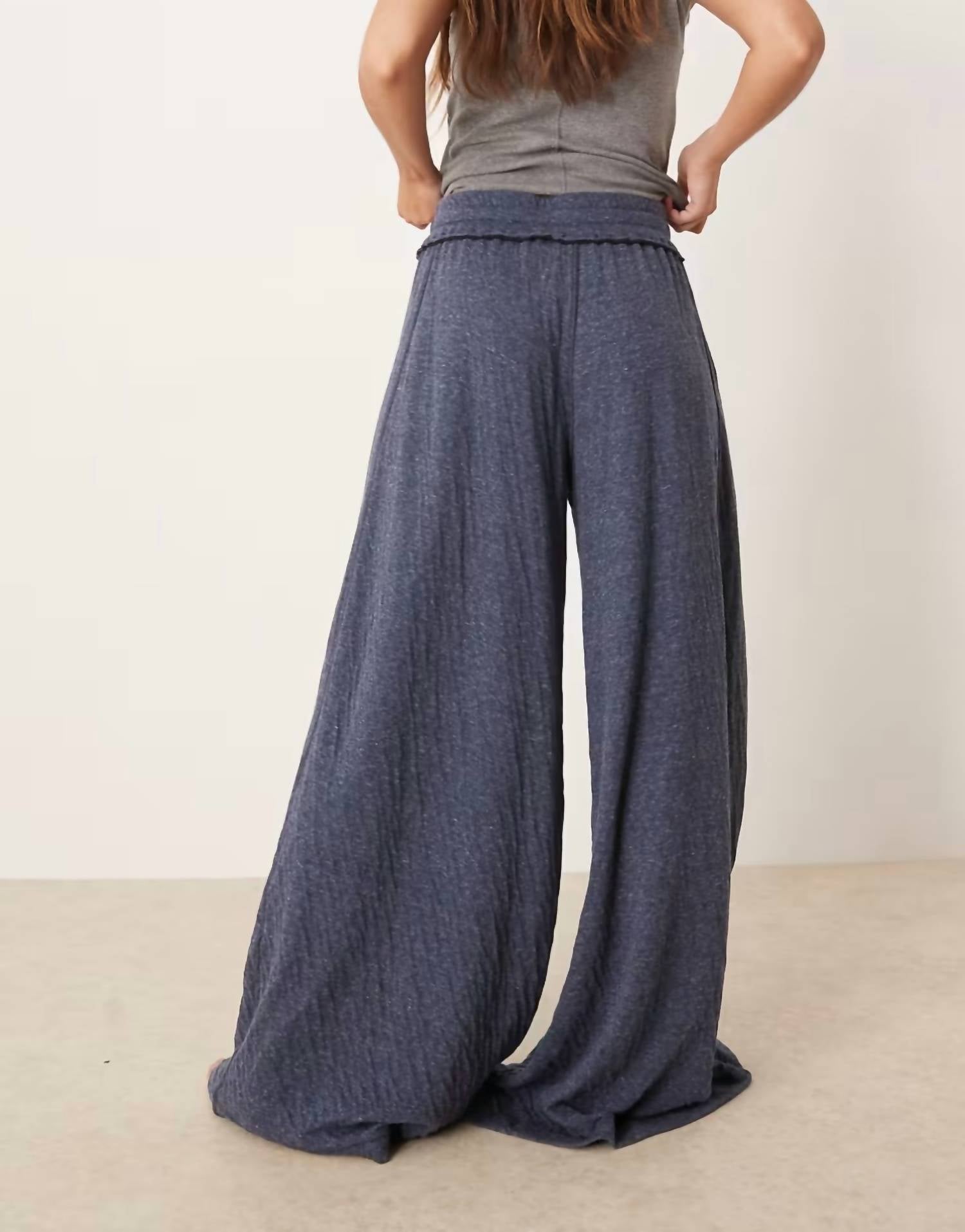Free People - Wait A Min Wide Leg Lounge Trousers