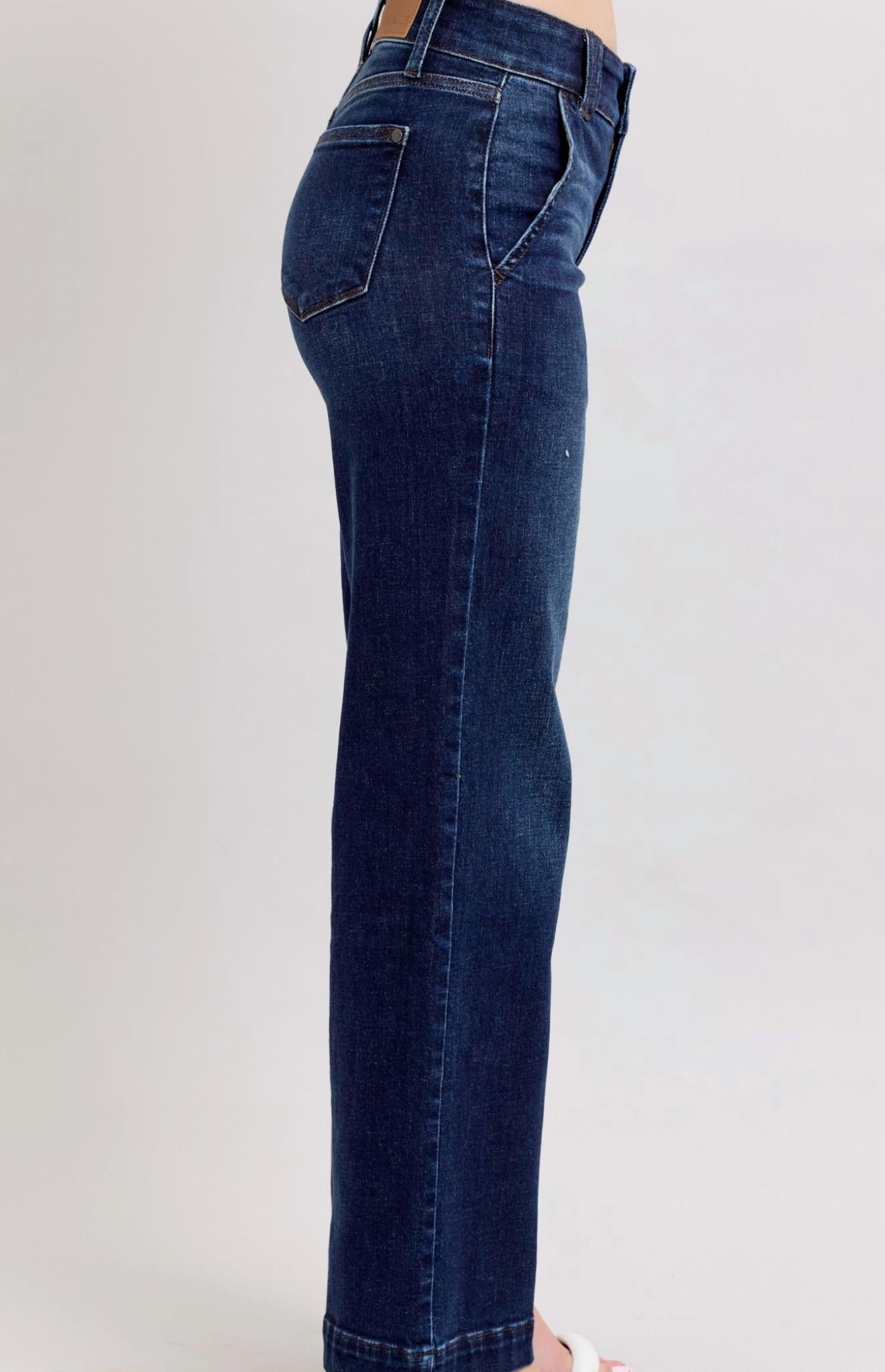 Judy Blue - High Waist Wide Leg Jeans