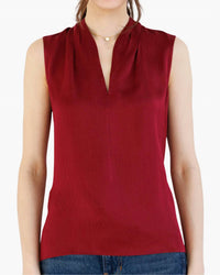 Go By Go Silk - Go To Shell Silk Top