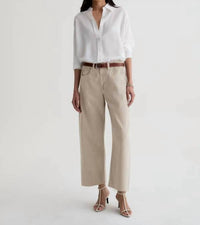 Ag Jeans - Hattie Crop High Rise Barrel Jean