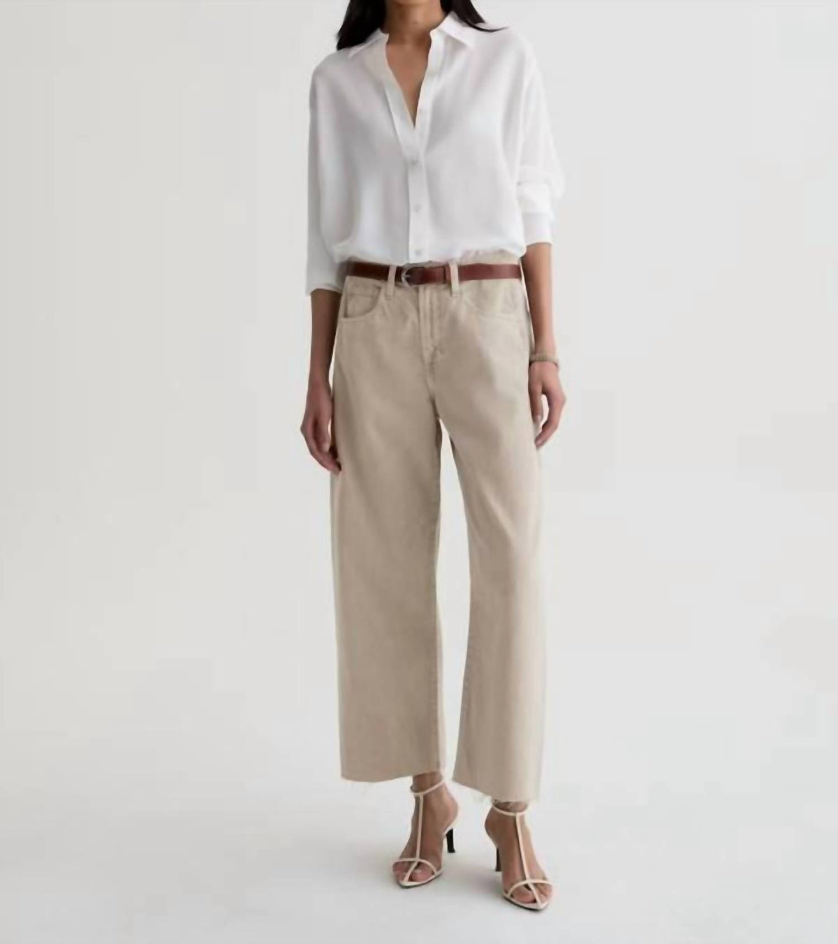 Ag Jeans - Hattie Crop High Rise Barrel Jean