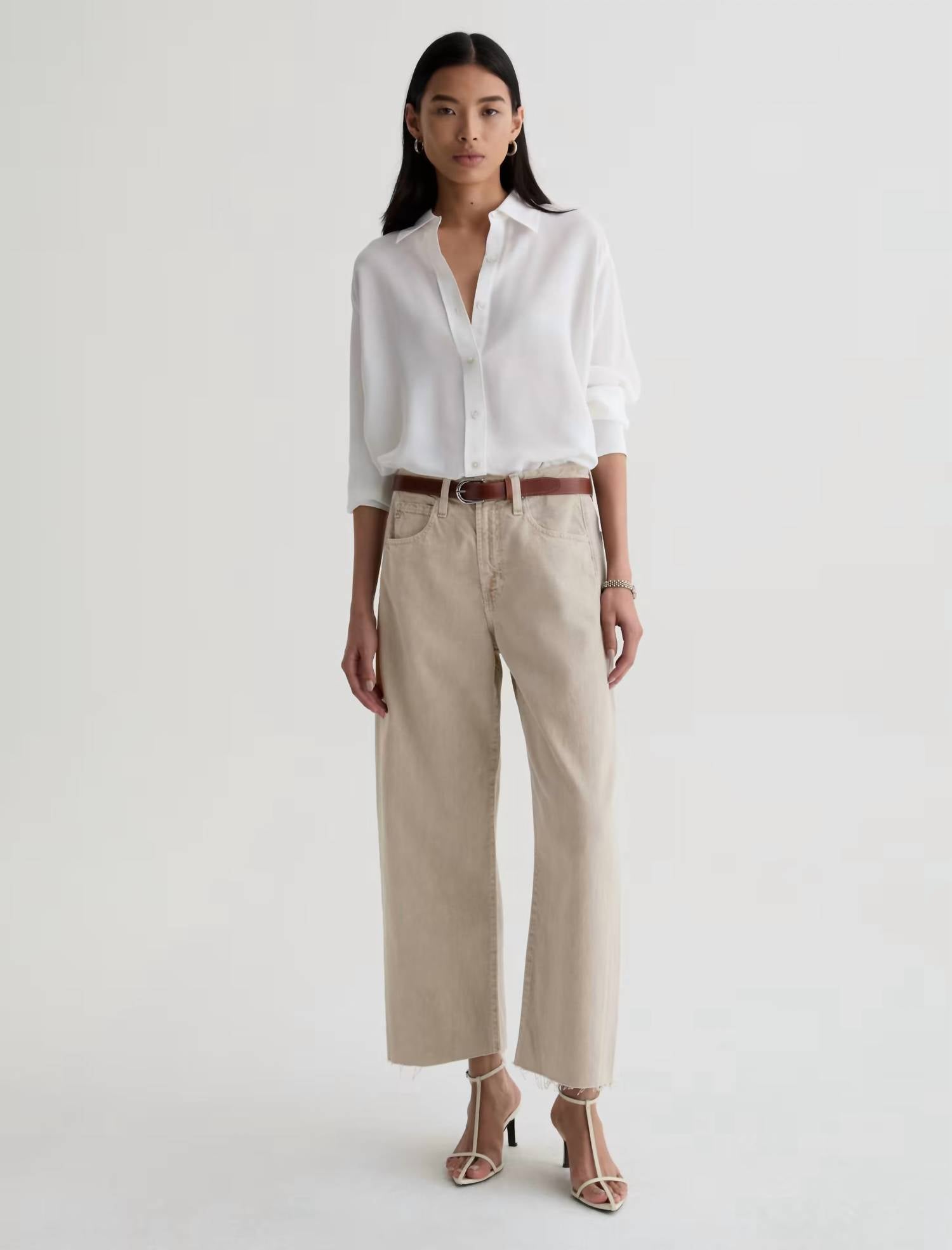 Ag Jeans - Hattie Crop High Rise Barrel Pants