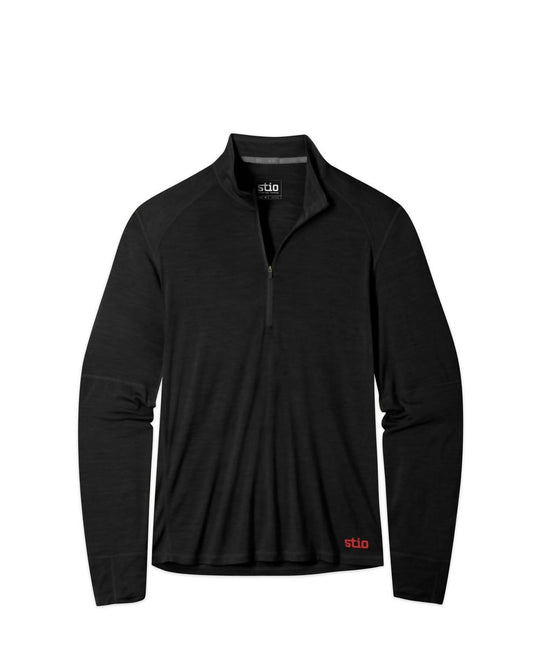 Stio - Men's Basis Peak Wool Lightweight Half Zip Baselayer Top
