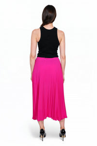 Valentino - Pleated Midi Skirt