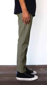 Monadic Slim Taper Stretch Chino Pants - men's pants - alternate view