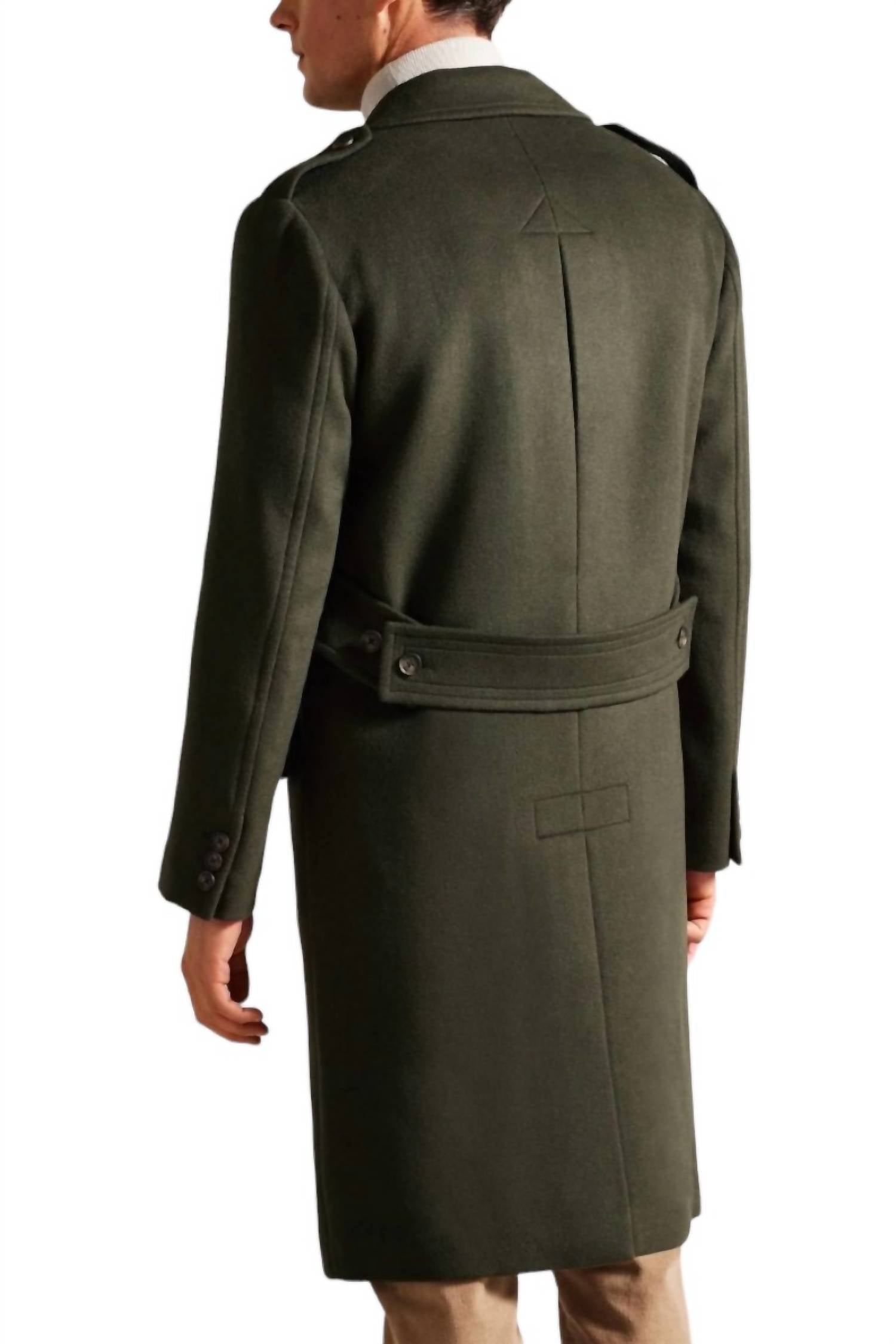 Ted Baker - Avin Wool Blend Military Coat
