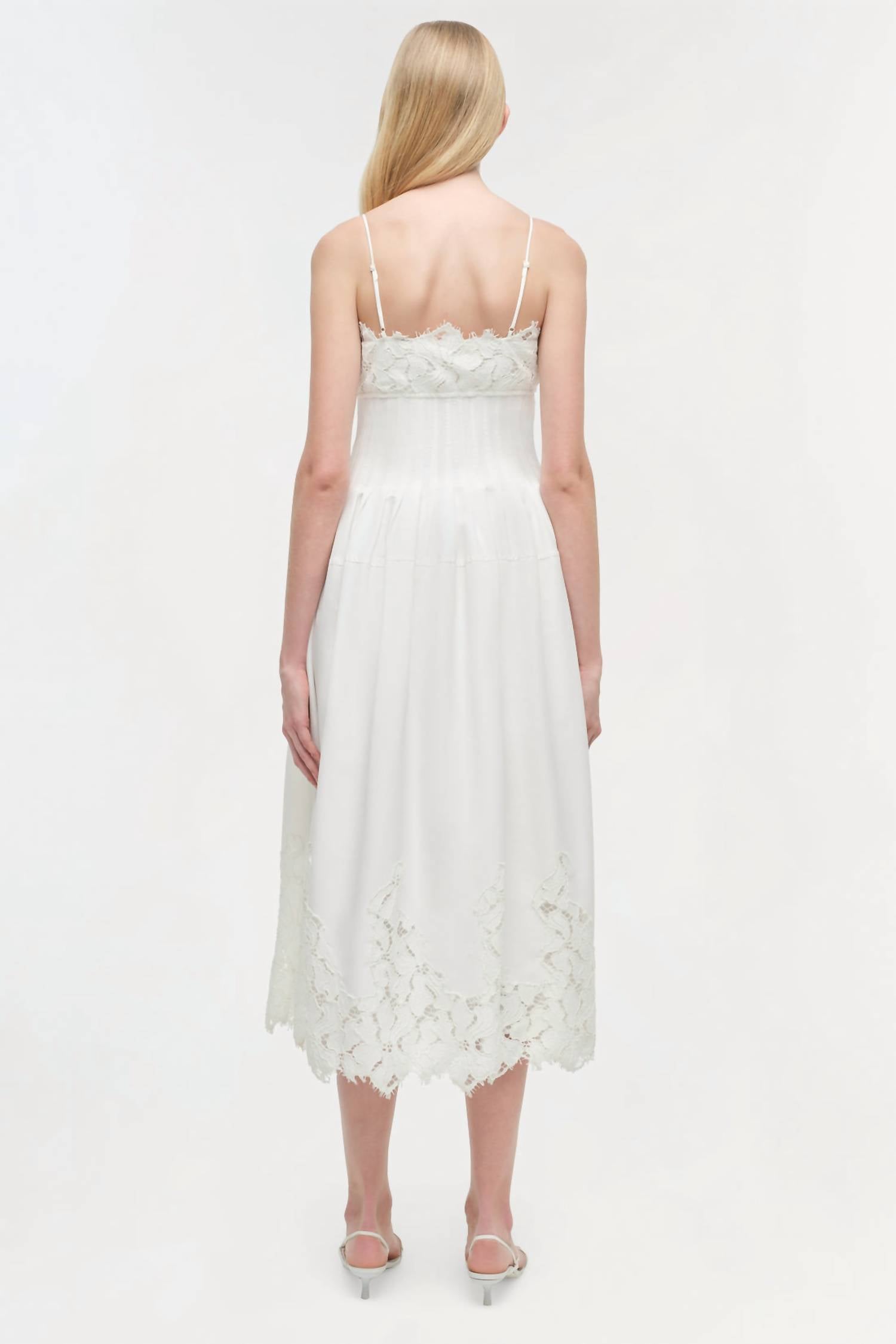 Jonathan Simkhai - Lilianna Cotton Lace Midi Dress