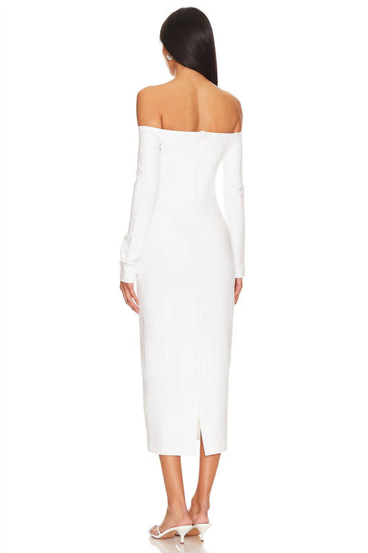 Enza Costa - OFF-SHOULDER ANKLE DRESS