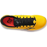 SAUCONY Men's Spitfire 5 Spike Shoes in vizi gold vizi red - men's shoe - alternate view