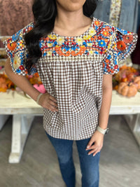 Layerz Clothing - Tatum Gingham Top
