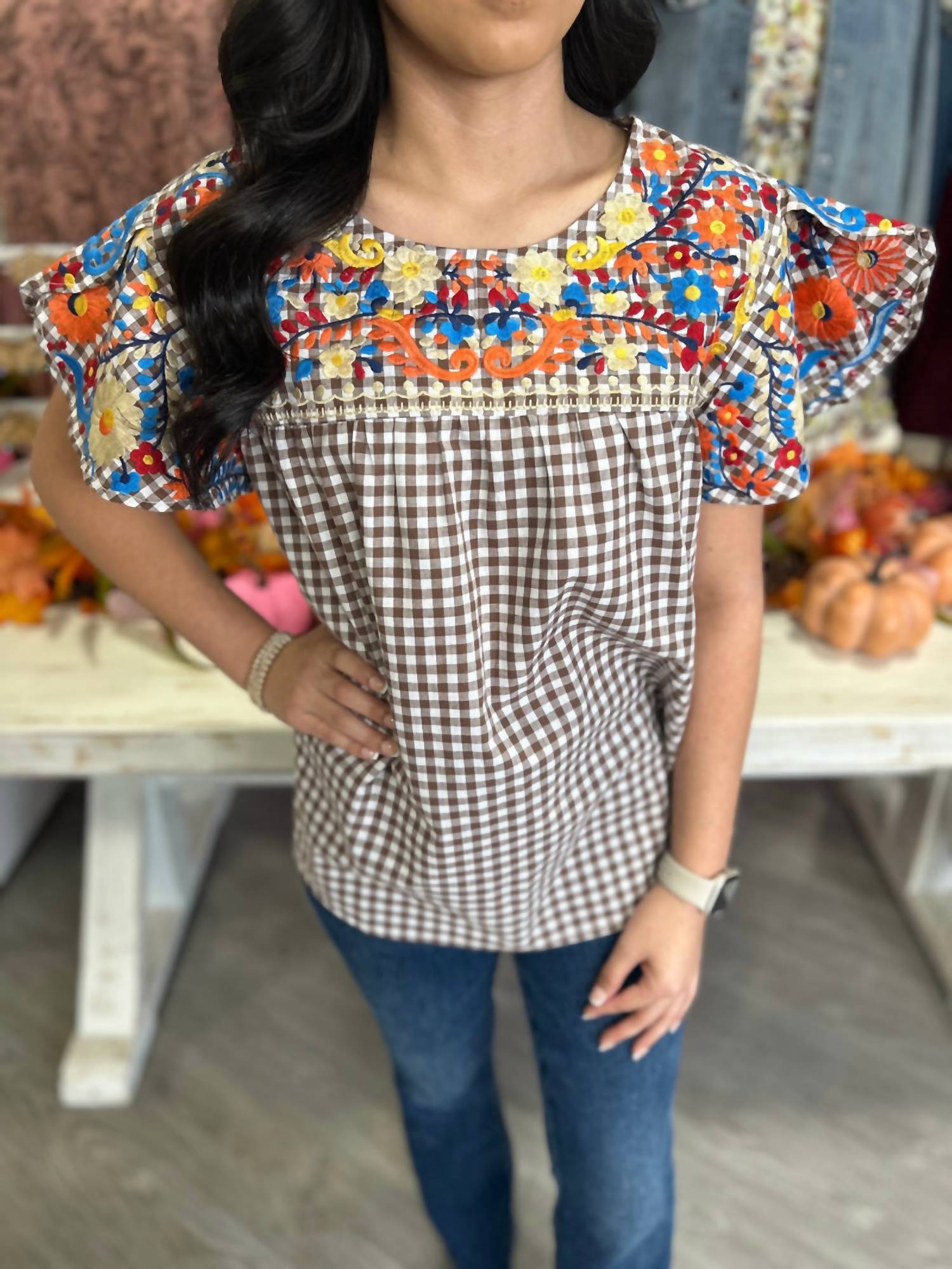 Layerz Clothing - Tatum Gingham Top