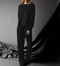 Ripley Rader - Sweater-knit Boat Neck Top