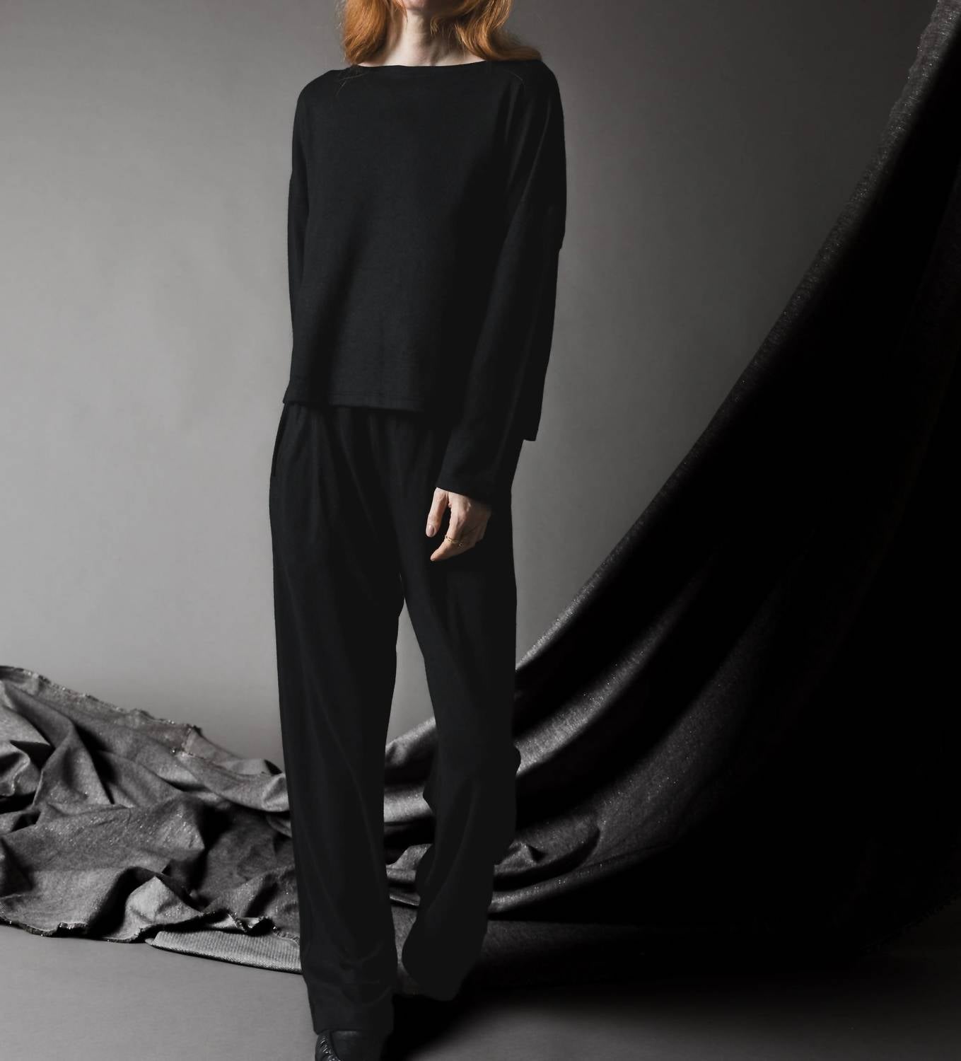 Ripley Rader - Sweater-knit Boat Neck Top