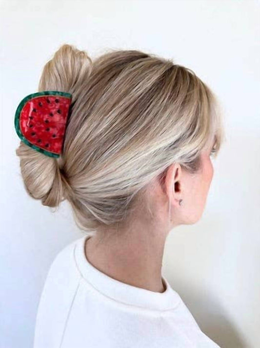 Solar Eclipse - Women's Watermelon Claw Clip