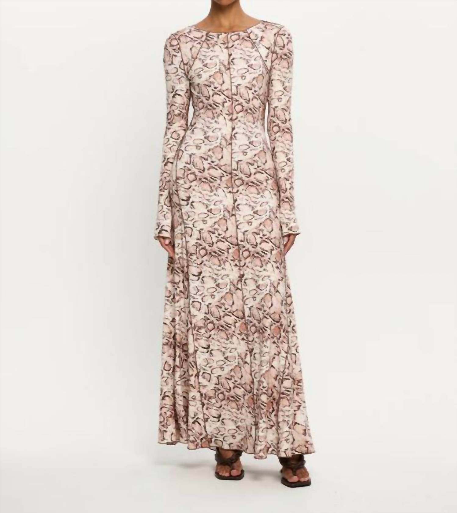 KIVARI Jersey Maxi Dress in simone - women's dress