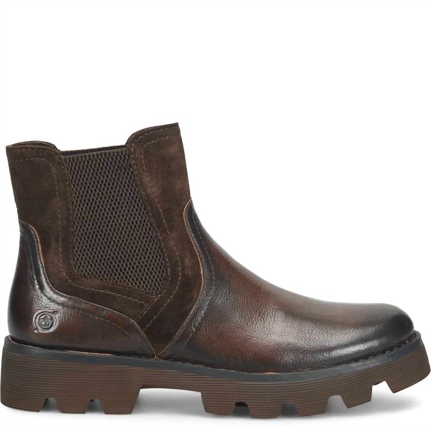 Born Women's Skyway Boots in brown - women's shoe - detail view