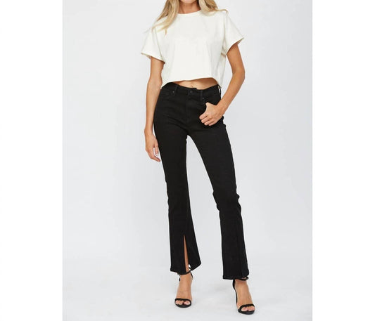 Mica Denim - High Rise Bootcut Jeans