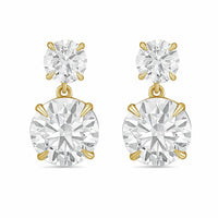 Diana M Jewels - Women's Round Lab-Grown Diamond Stud Earrings (12.00 Ct TCW) - Luxe