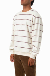 Katin Parks Crew Sweatshirt in vapor grey - men's shirt - detail view