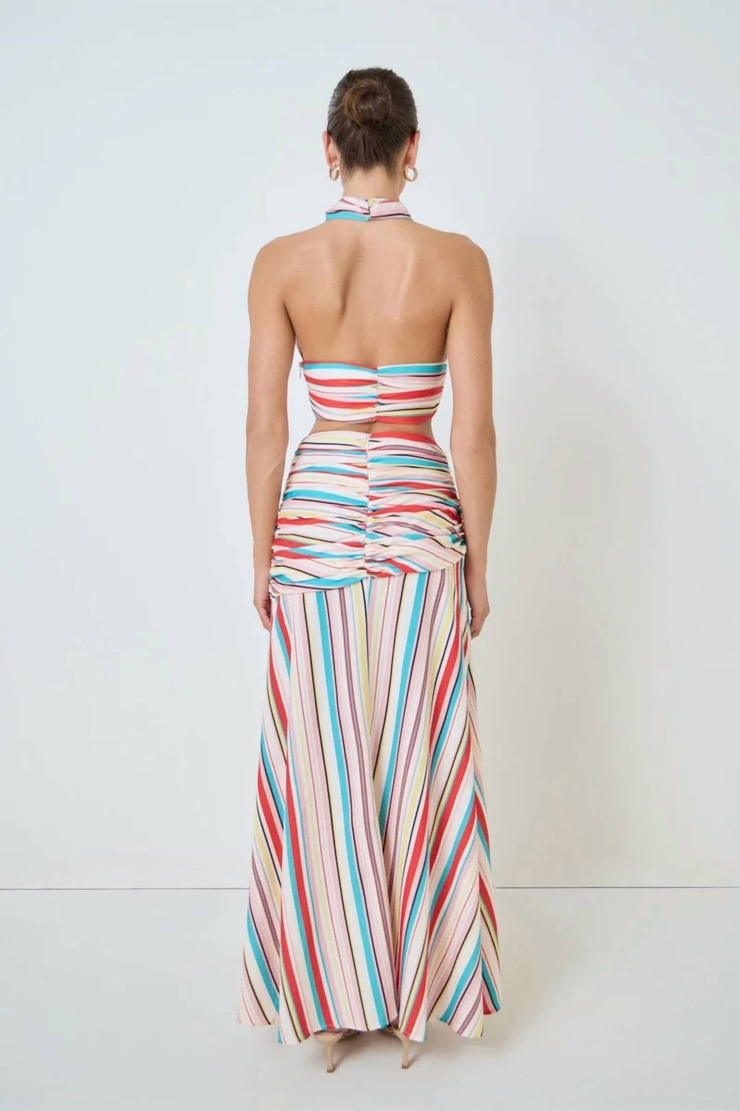 2.7 August Apparel - Santorini Stripe Set