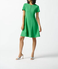 Joseph Ribkoff - A-line Mini Crepe Dress
