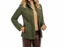 Madison Creek Outfitters Georgia Quilted Nylon Jacket in pine - women's jacket - alternate view