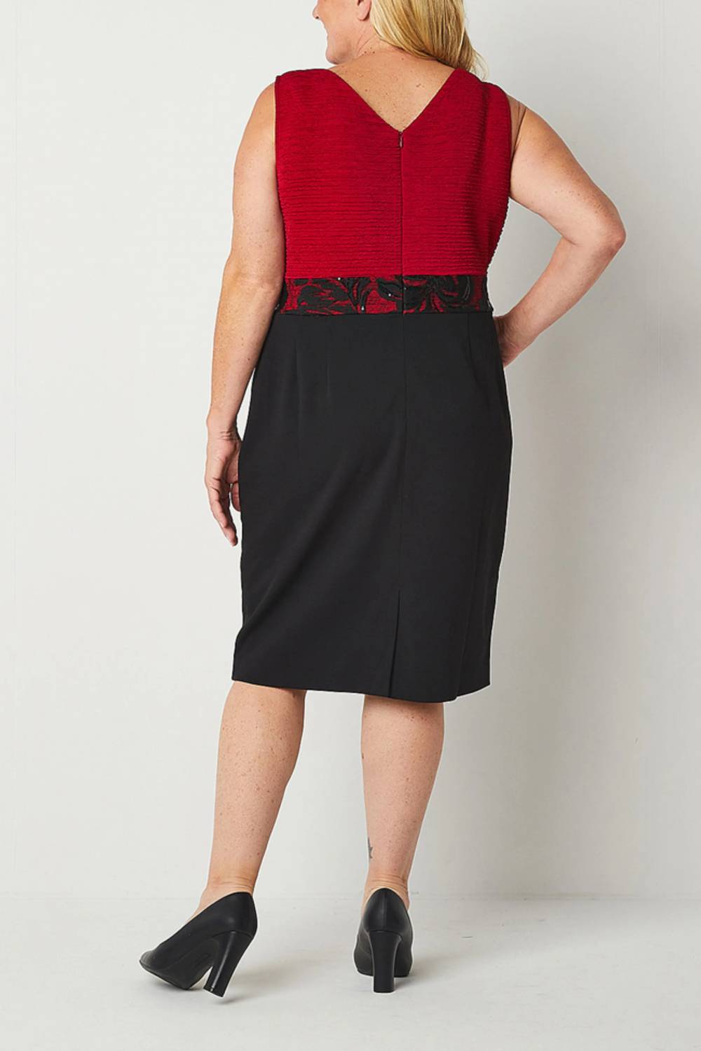 Maya Brooke - Embroidered Sequin 2-Piece Jacket Dress