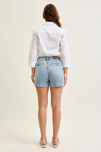Judy Blue - High Waist Trouser Denim Short